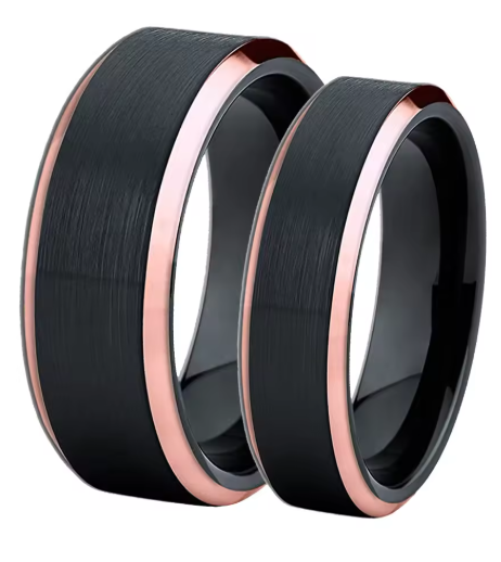 Anillos de boda tungsteno, modelo 2